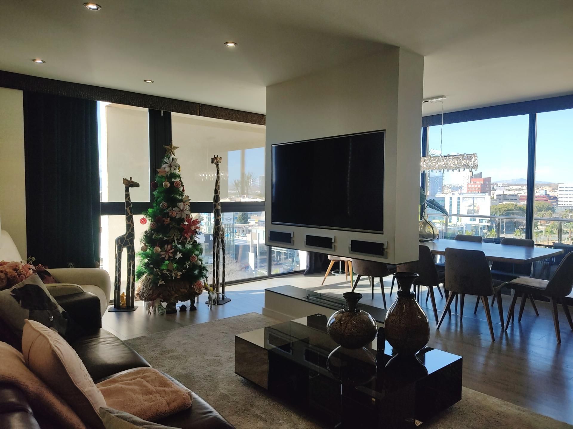 Sala d'estar de Àtic en venda en  Murcia Capital amb Aire condicionat, Terrassa i Traster