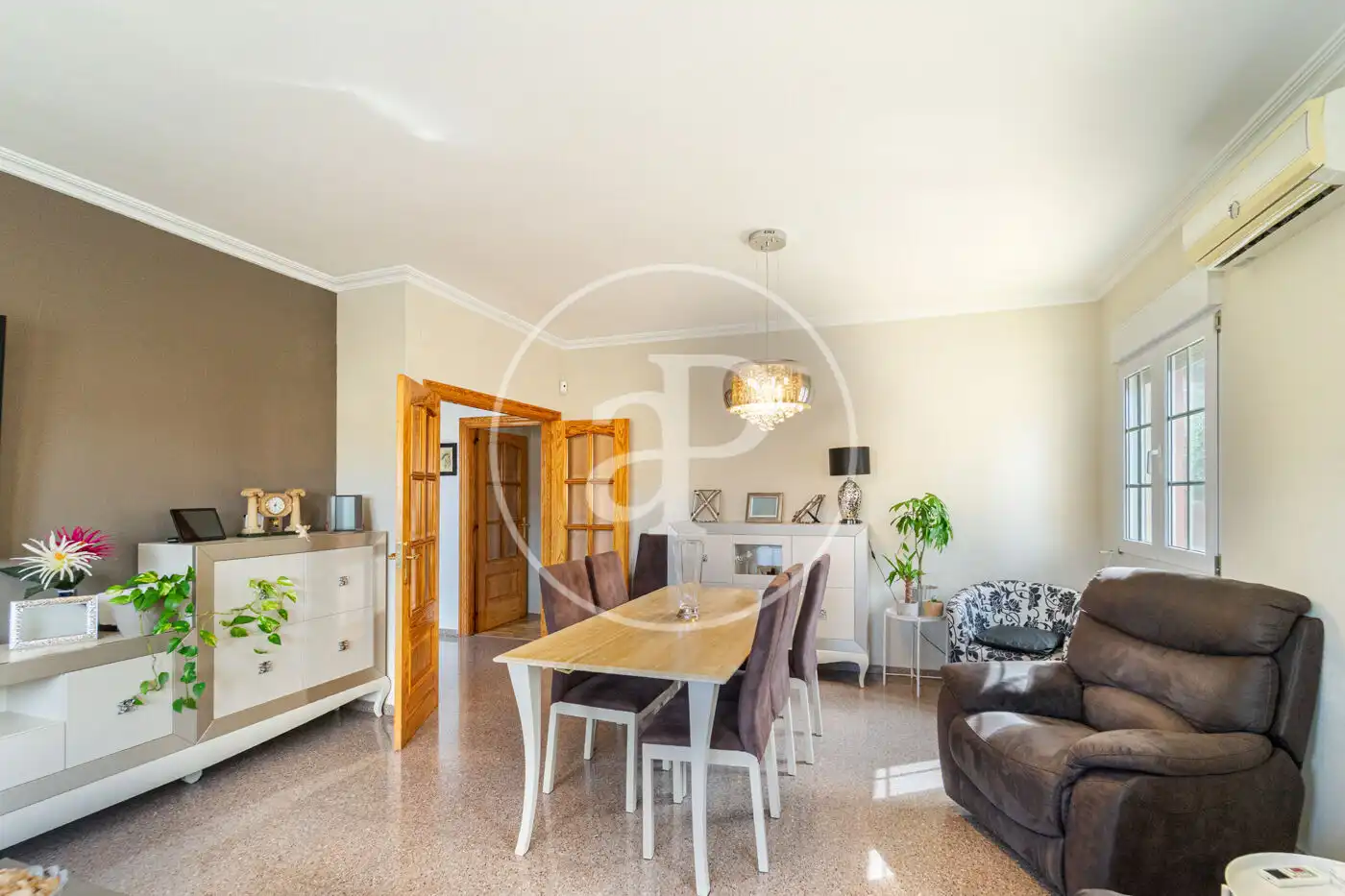 Dining room of Houses for sale in Alcoy / Alcoi  with Air Conditioner, Heating and Private garden