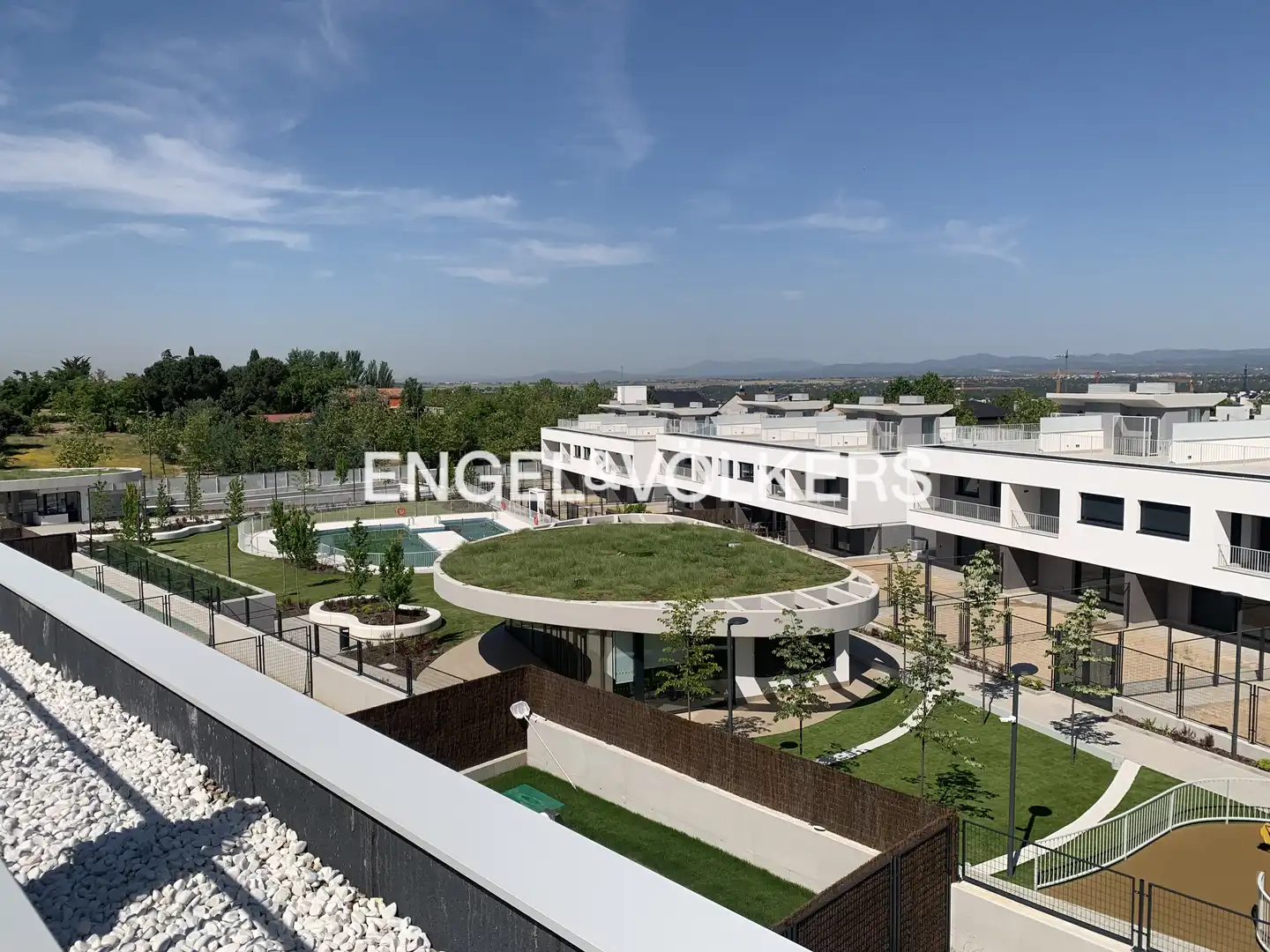 Terrace of Detached homes for rent in Boadilla del Monte  with Air Conditioner, Heating and Private garden