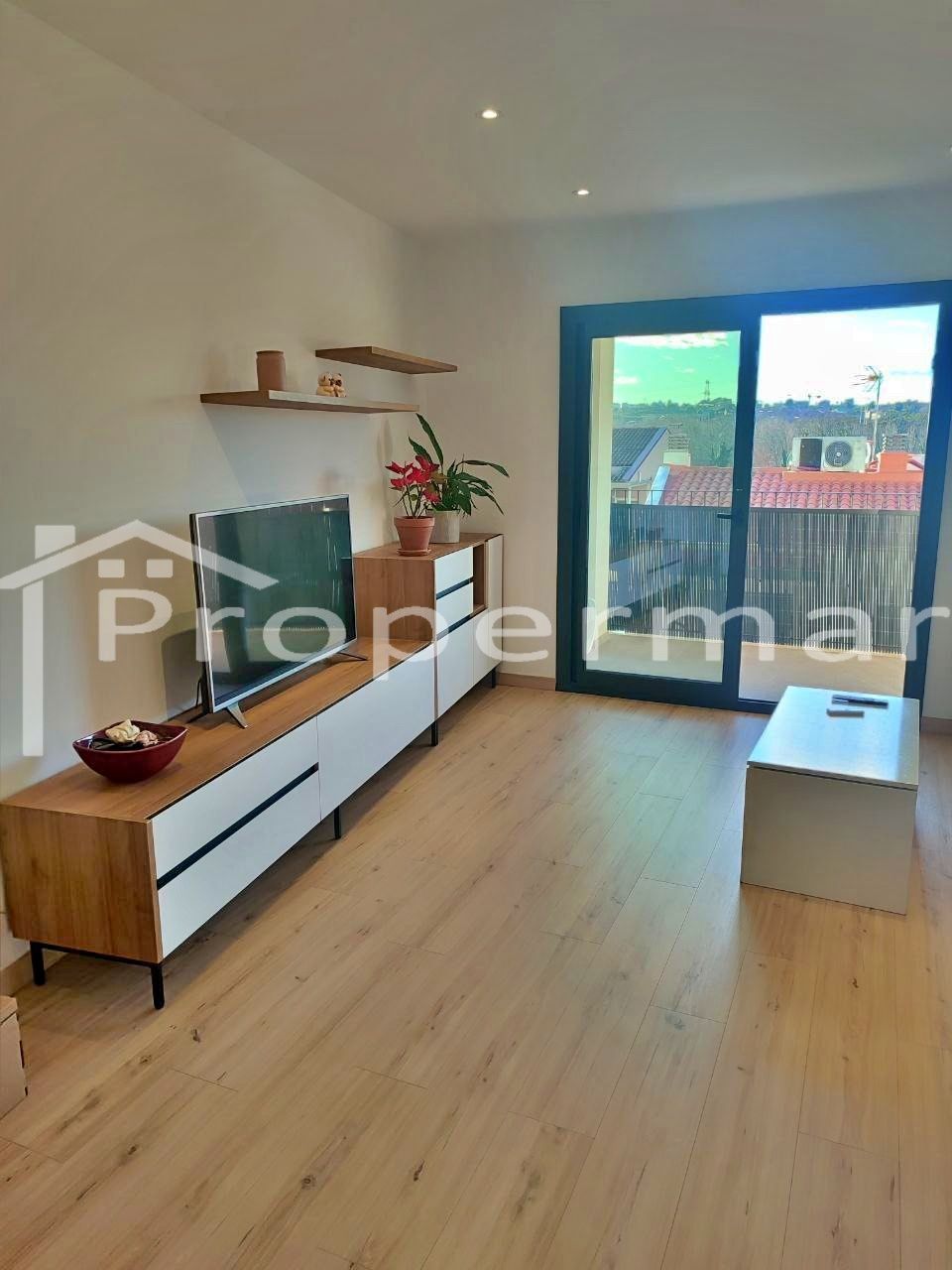 Sala d'estar de Pis en venda en La Roca del Vallès amb Aire condicionat i Calefacció