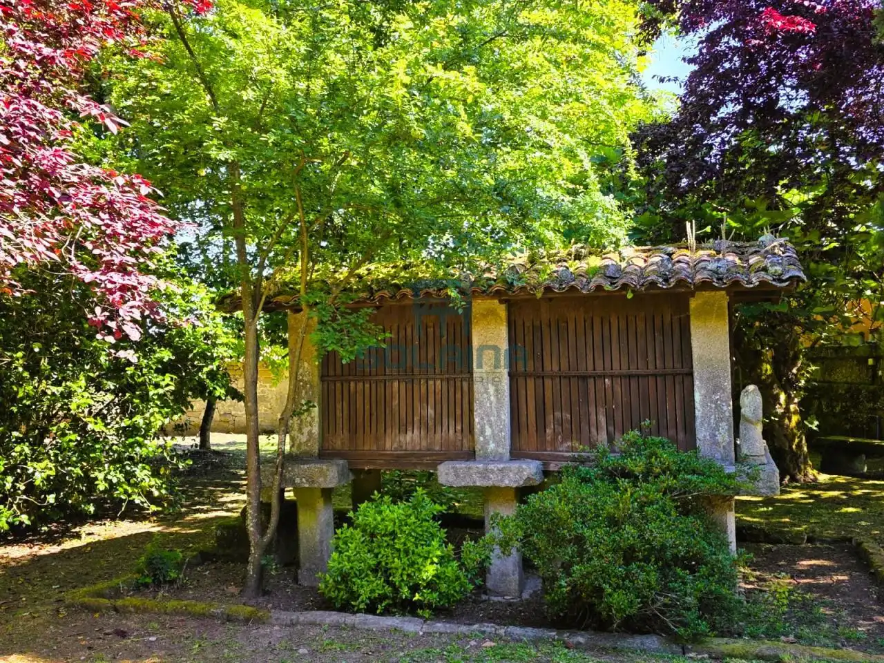 Vista exterior de Casa o xalet en venda en Ourense Capital  amb Calefacció i Jardí privat