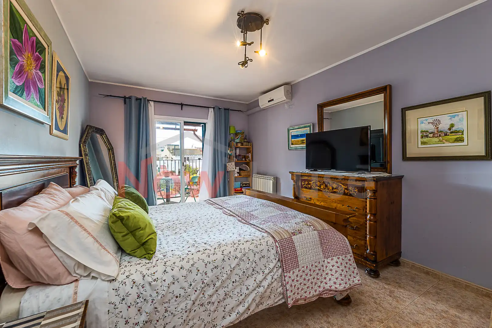 Bedroom of Flat for sale in  Palma de Mallorca  with Air Conditioner, Heating and Terrace