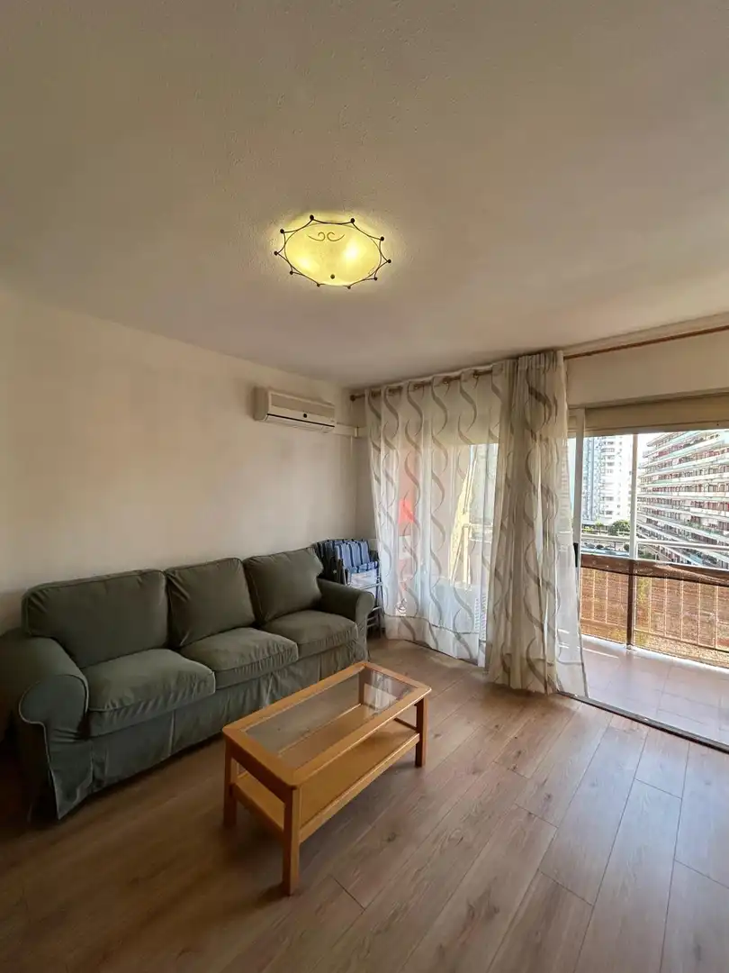 Wohnzimmer von Wohnung zur Miete in La Pobla de Farnals mit Möbliert, Balkon und Gemeinschaftspool