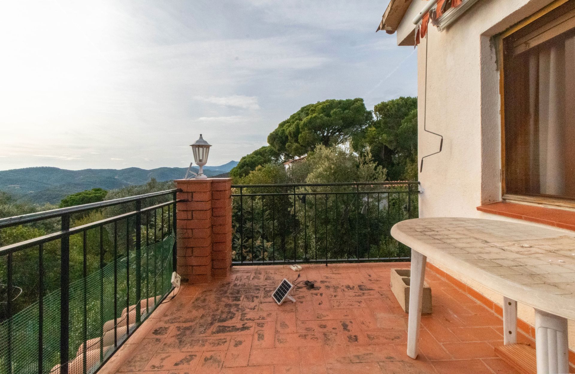 Terrassa de Casa o xalet en venda en Sant Cebrià de Vallalta amb Aire condicionat, Jardí privat i Parquet