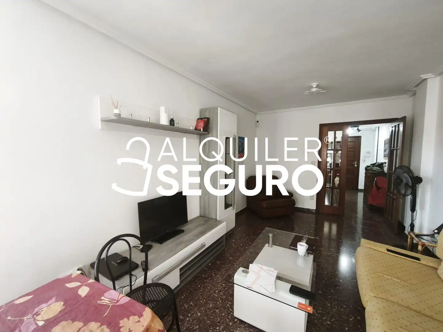 Sala de estar de Piso de alquiler en Zaragoza con Calefacción, Terraza y Trastero