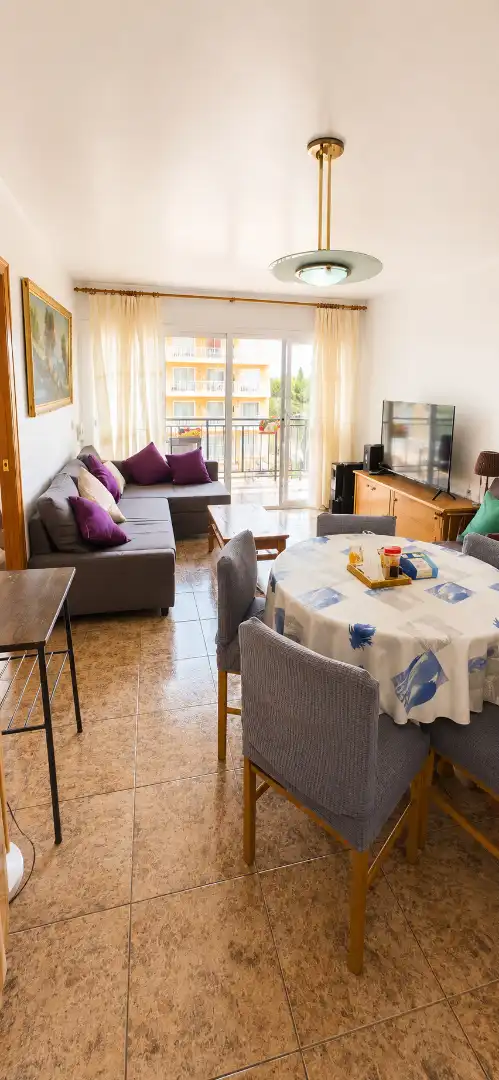 Sala de estar de Piso en venta en Calella con Amueblado y Balcón