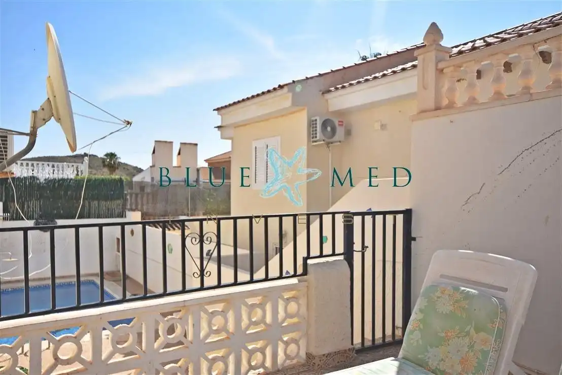 Vista exterior de Casa o chalet en venta en Mazarrón con Aire acondicionado, Calefacción y Terraza