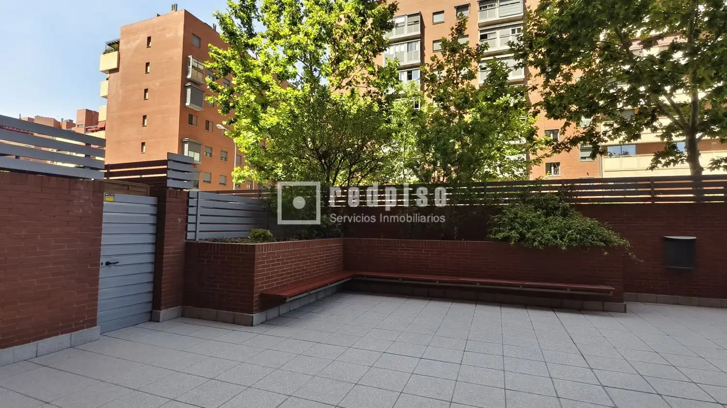 Terrace of Flat for sale in Madrid  with Air Conditioner, Heating and Private garden