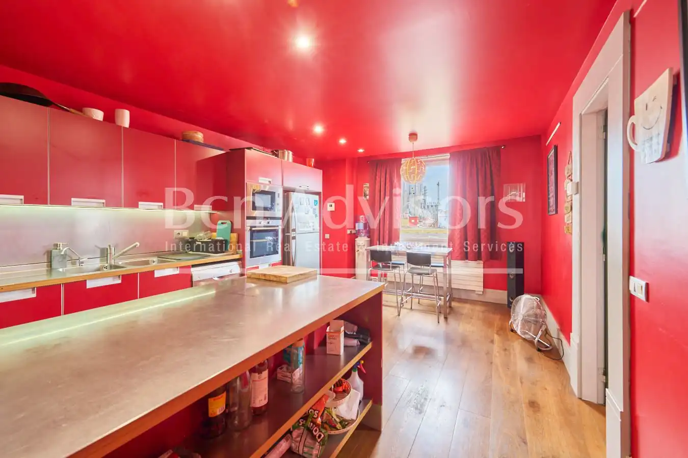 Kitchen of Attic for sale in Barcelona  with Air Conditioner, Heating and Parquet flooring
