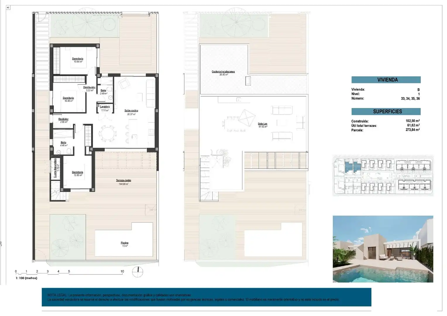 Chalet con piscina en venta en Las Lomas de Rame - Bahía Bella, imagen 12