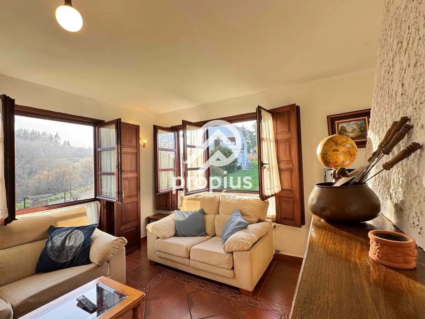 Living room of Houses for sale in Ribadedeva  with Heating, Private garden and Terrace