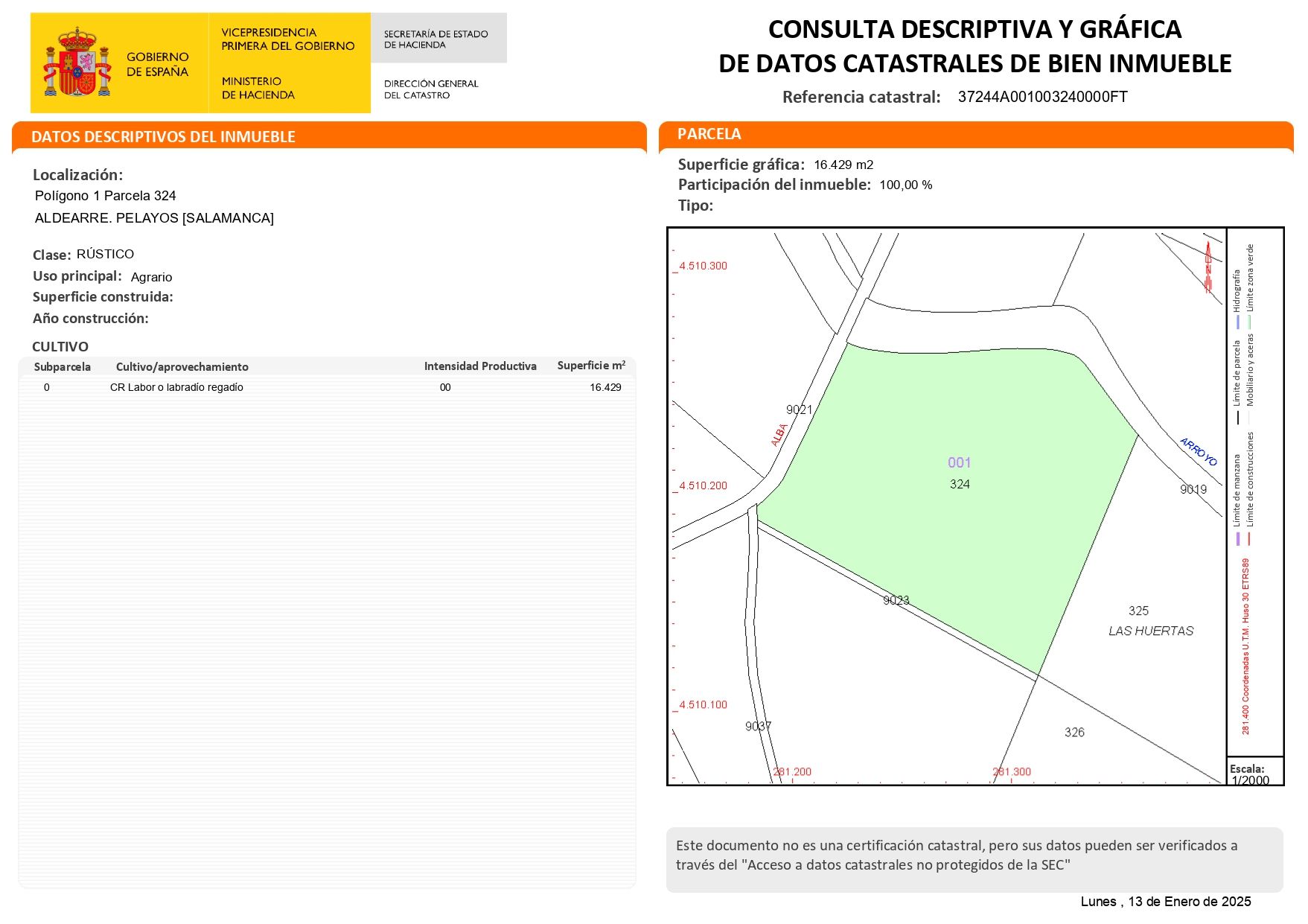 Grundstücke zum verkauf in Pelayos