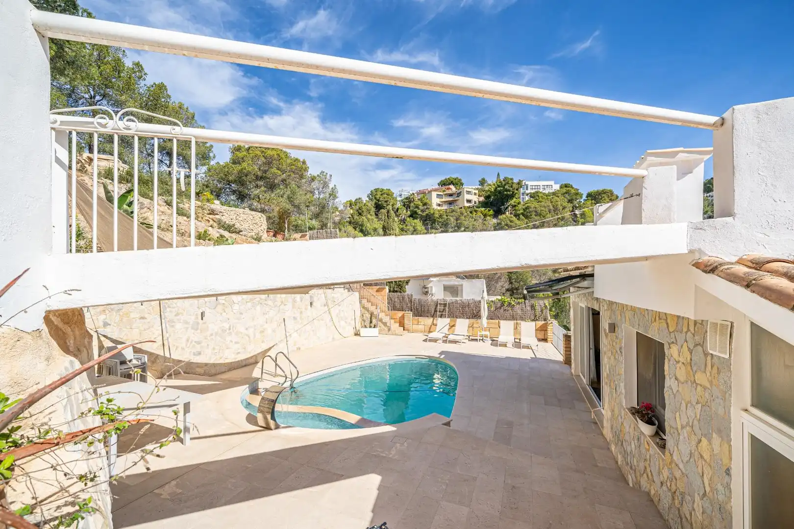 Piscina de Casa o xalet en venda en Calvià amb Aire condicionat, Calefacció i Jardí privat