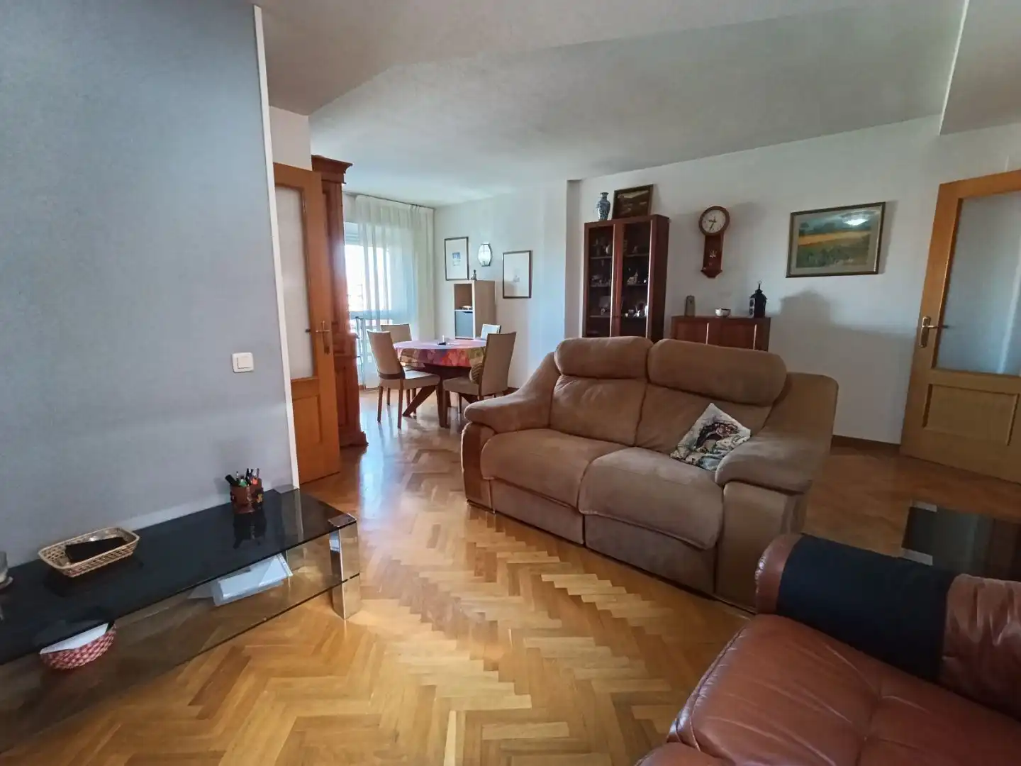 Sala d'estar de Pis en venda en Móstoles amb Aire condicionat, Calefacció i Jardí privat
