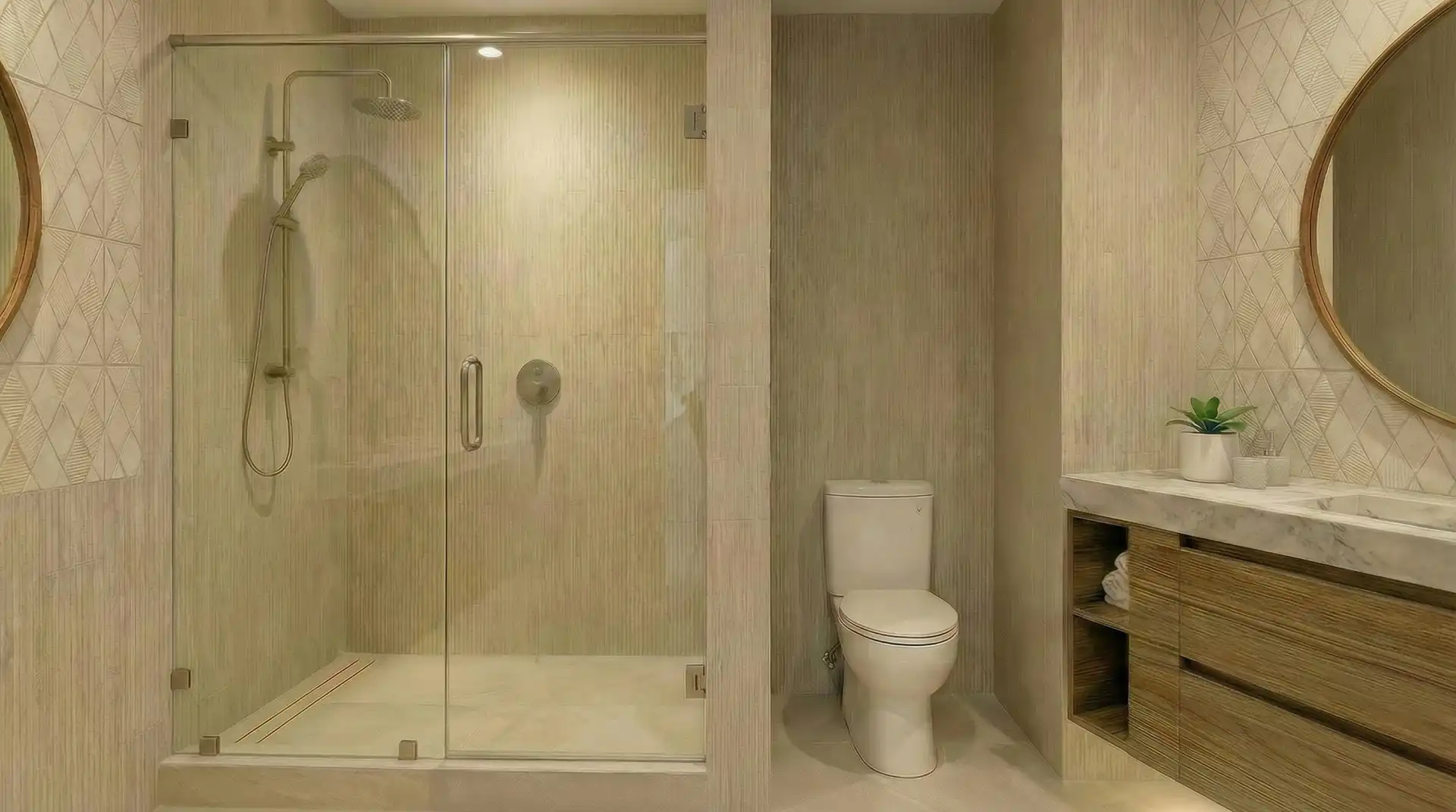 Baño de Dúplex en venta en Sabadell con Aire acondicionado, Calefacción y Parquet