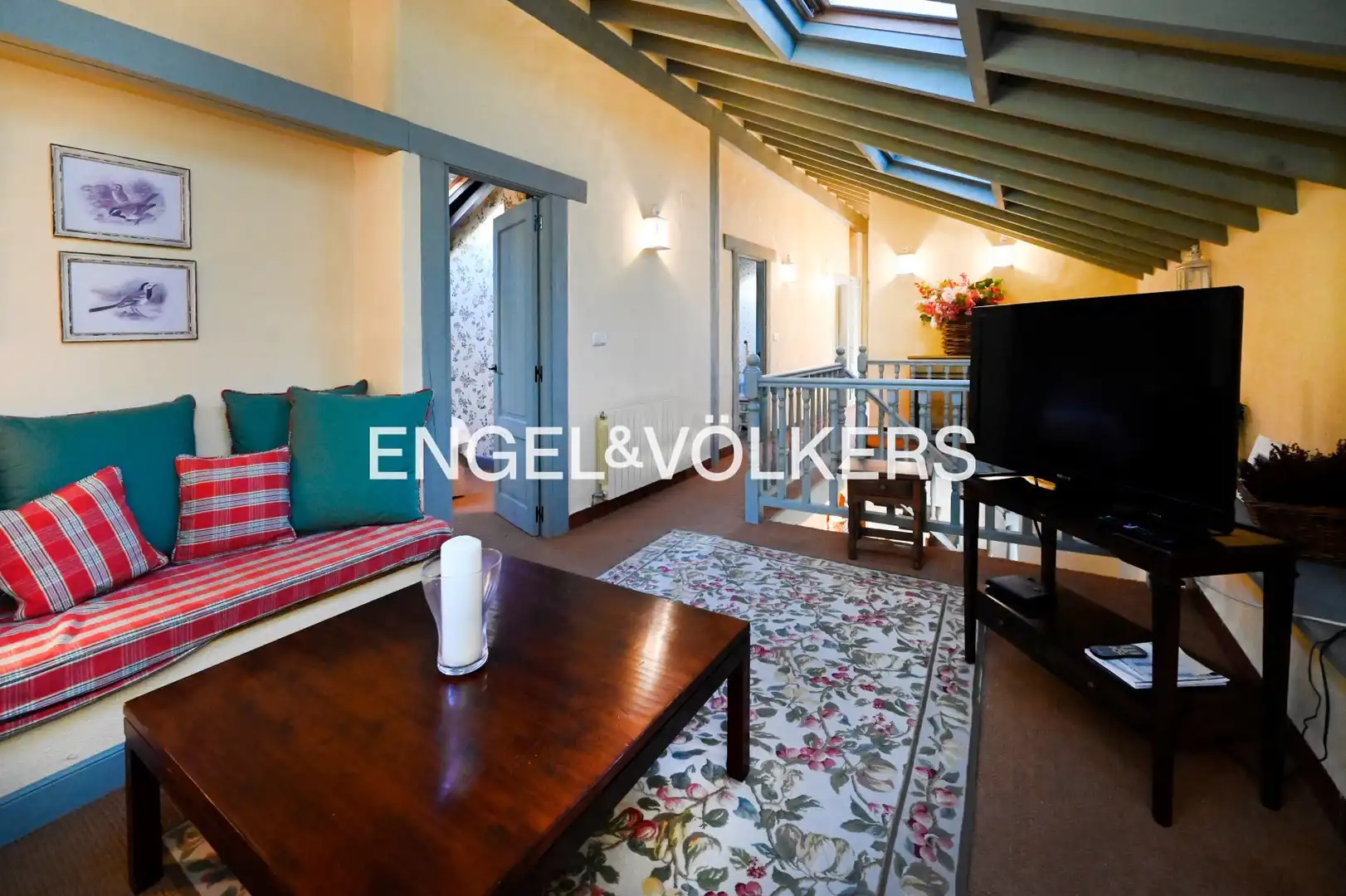 Sala de estar de Finca rústica en venta en Voto con Calefacción, Jardín privado y Terraza