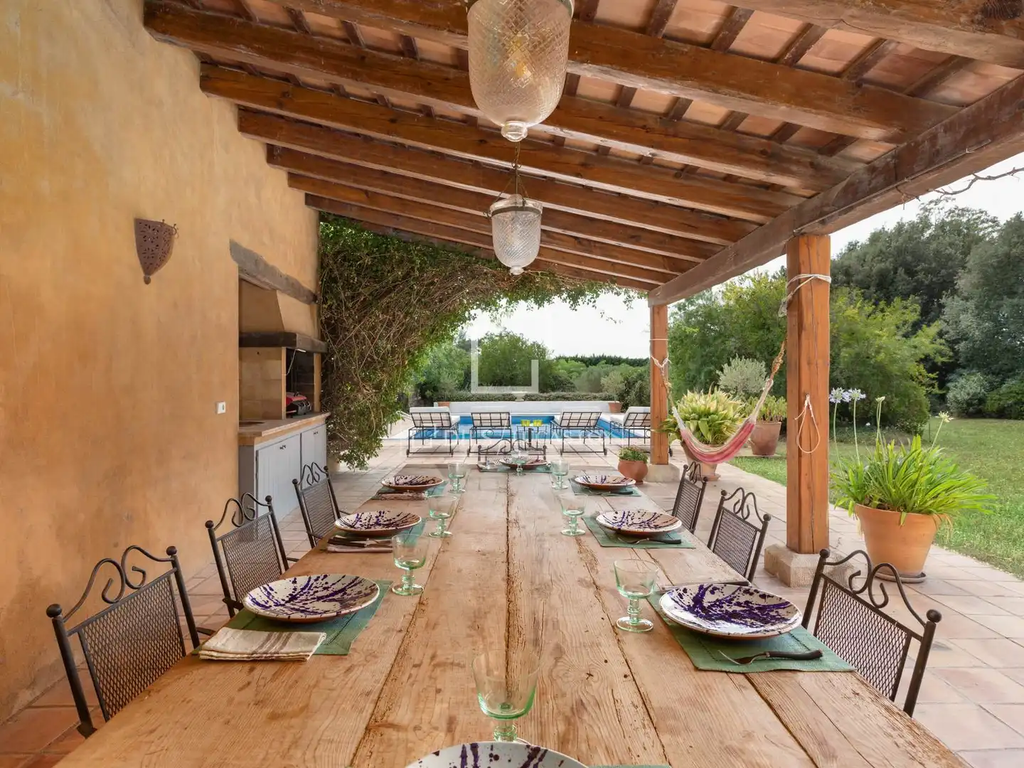 Terrassa de Casa o xalet en venda en Ullastret amb Aire condicionat, Calefacció i Jardí privat