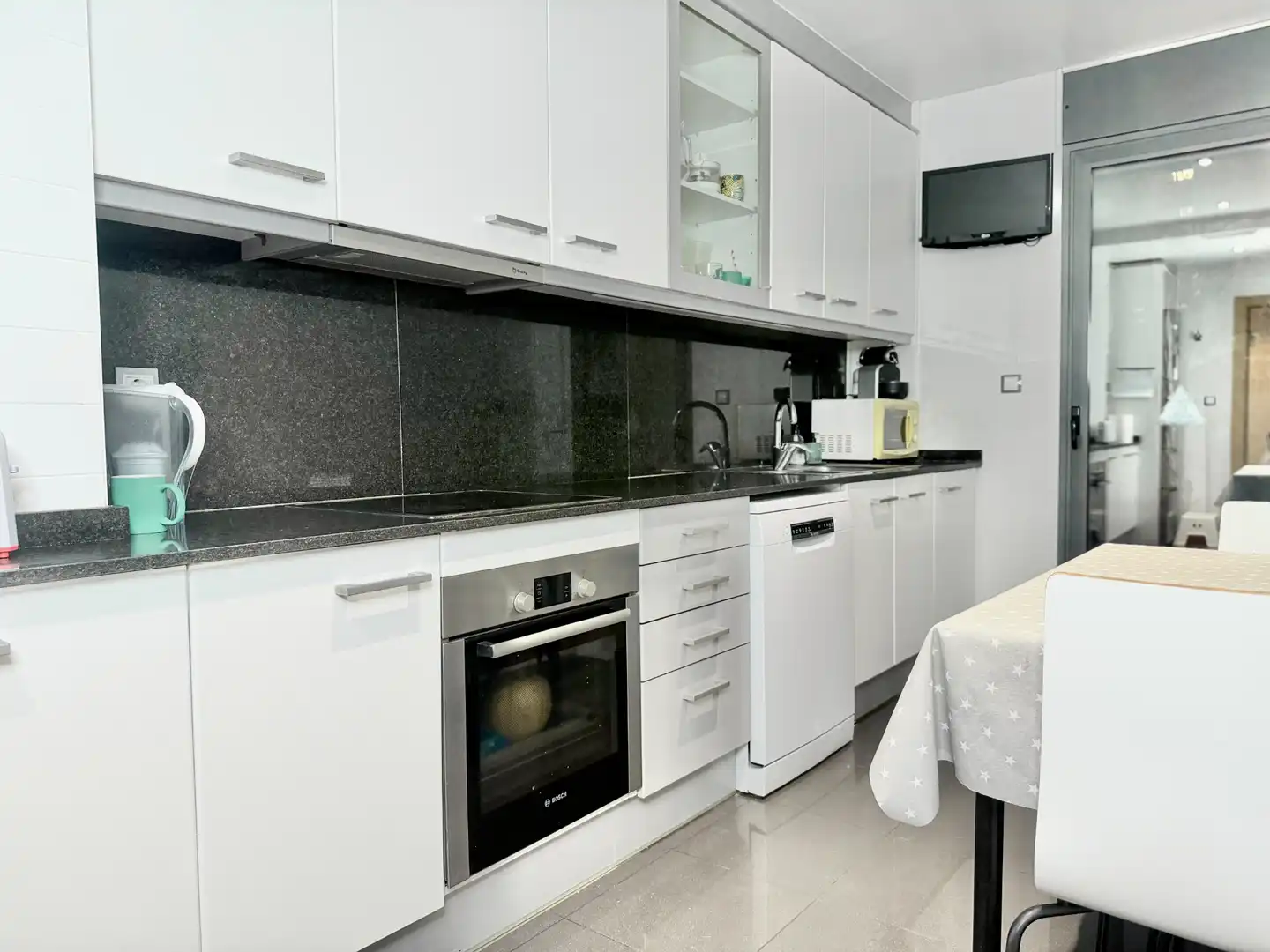 Kitchen of Ground floor for sale in Badalona  with Air Conditioner, Heating and Private garden