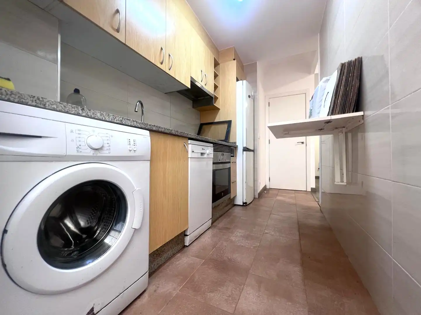 Cuina de Apartament en venda en A Coruña Capital  amb Calefacció, Terrassa i Forn