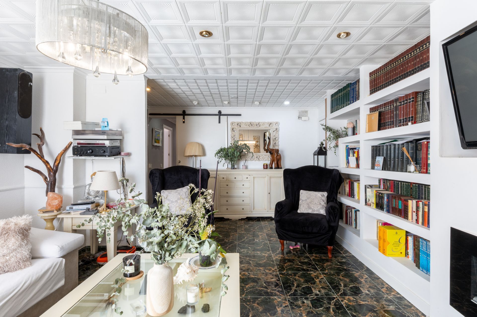 Living room of Flat for sale in Alberic  with Air Conditioner