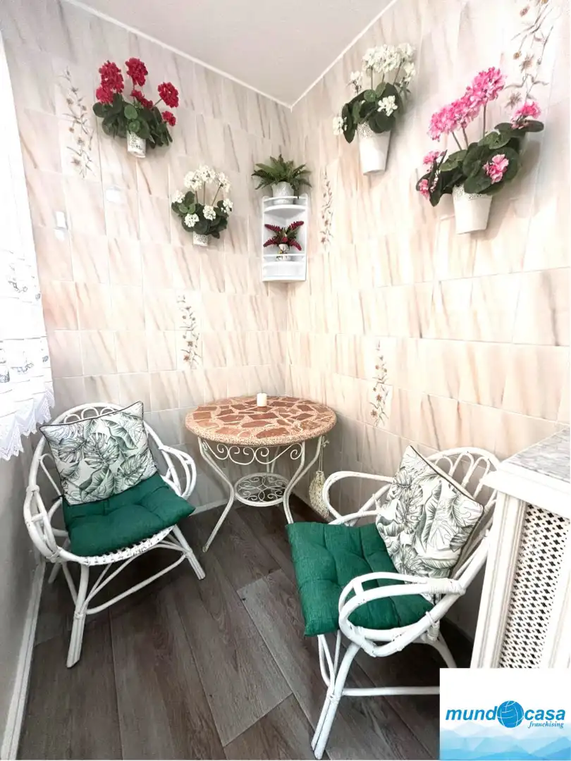 Terrace of Flat for sale in Zaragoza  with Heating, Terrace and Furnished