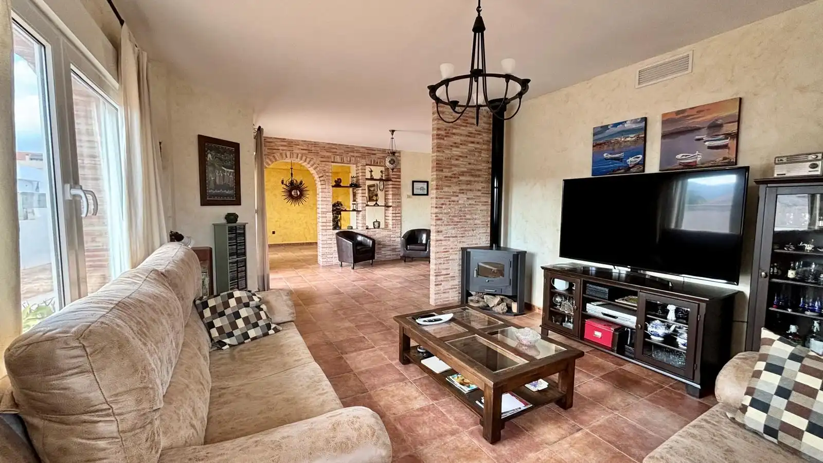 Sala de estar de Casa o chalet en venta en Cartagena con Calefacción, Jardín privado y Terraza