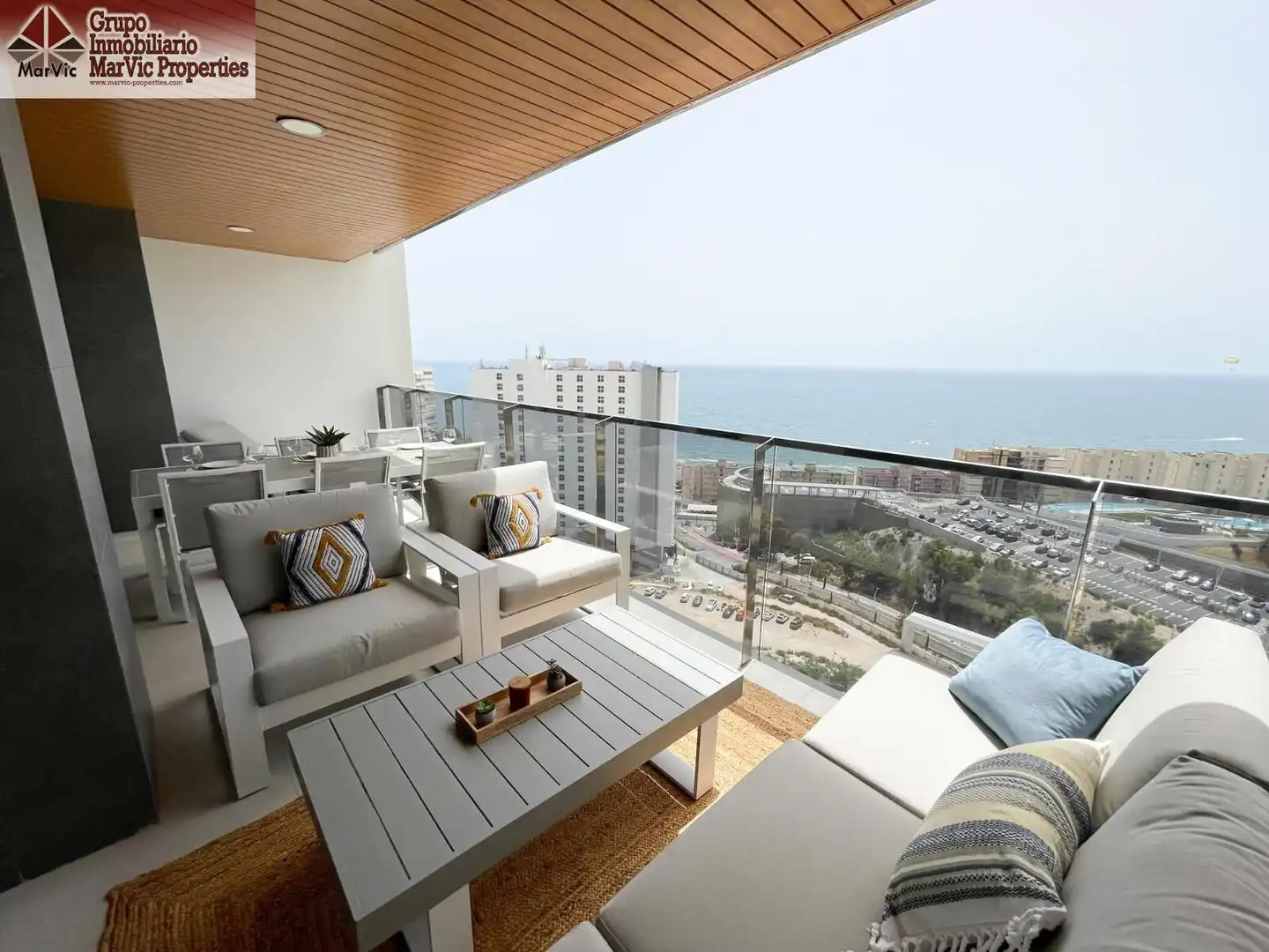 Terrasse von Wohnung zum Verkauf in Benidorm mit Terrasse, Möbliert und Gemeinschaftspool