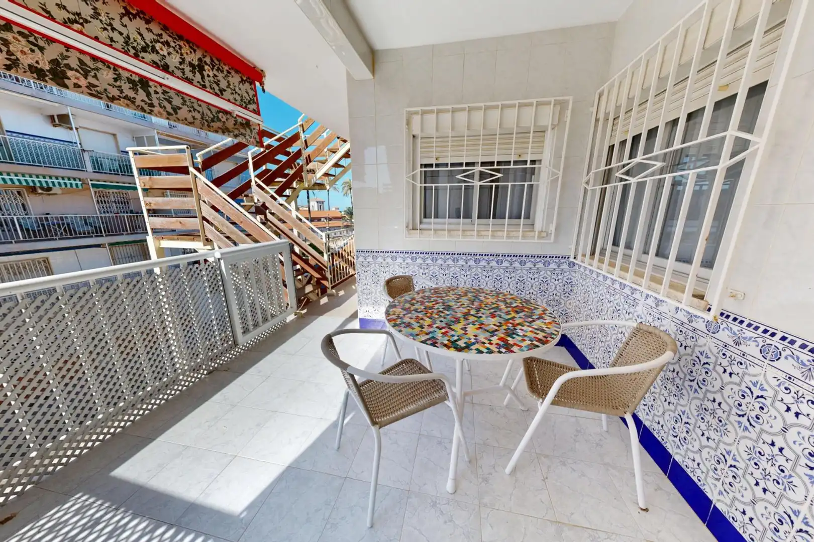 Terraza de Apartamento en venta en Cartagena con Terraza, Amueblado y Balcón