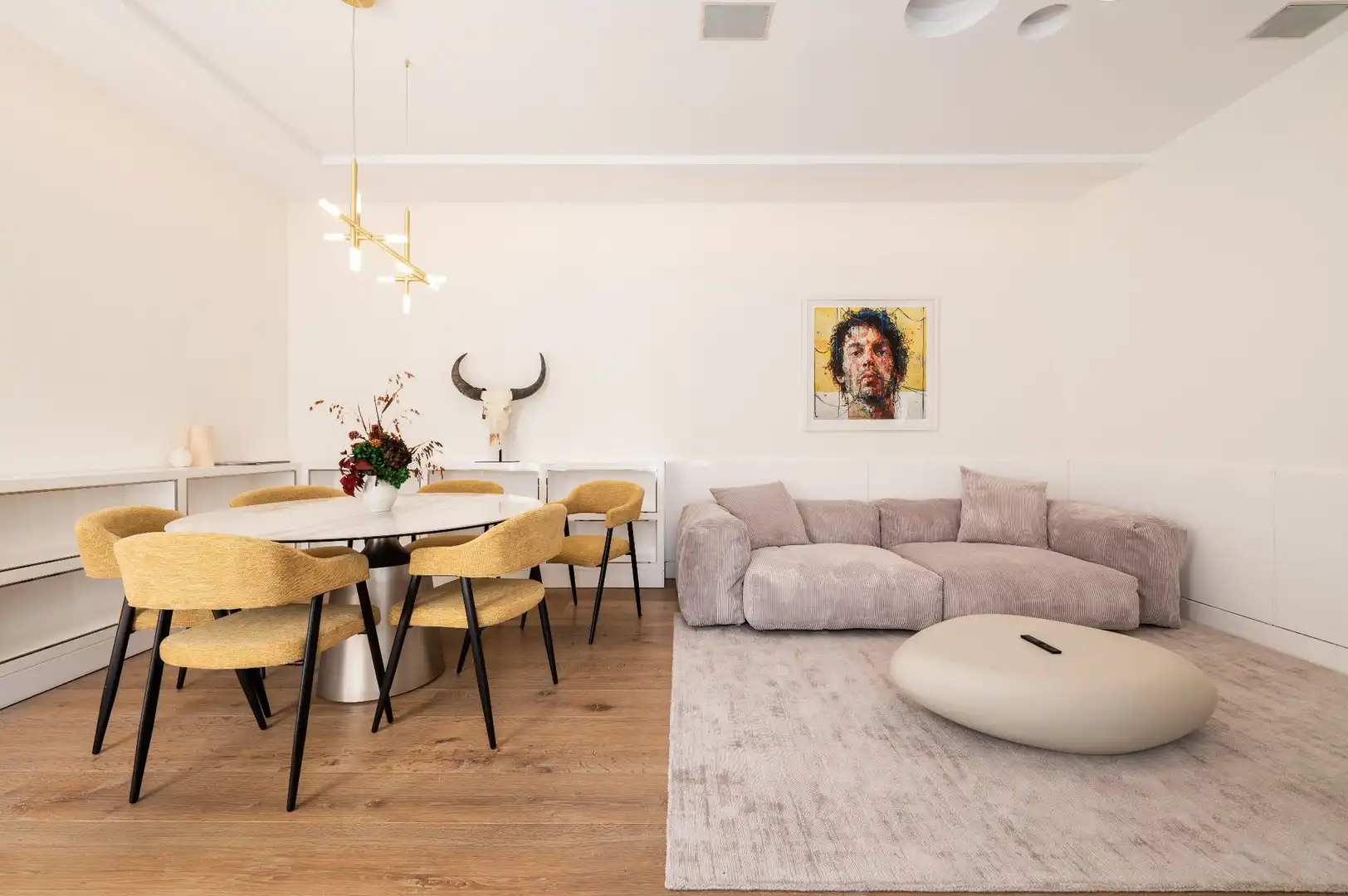 Living room of Attic for rent in Madrid  with Air Conditioner, Heating and Terrace
