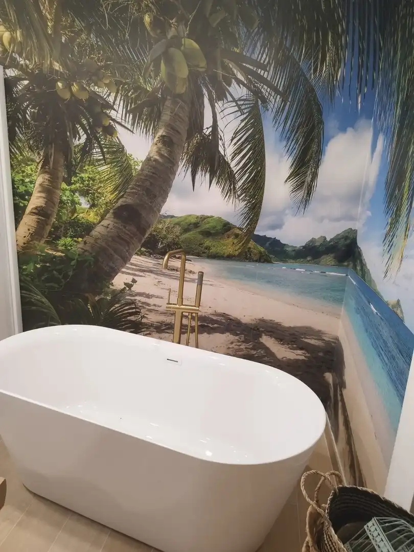 Baño de Casa adosada en venta en Estepona con Aire acondicionado, Jardín privado y Terraza