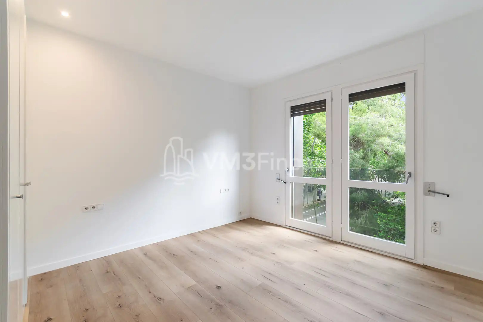Schlafzimmer von Wohnung zur Miete in Barcelona mit Klimaanlage, Heizung und Parkett