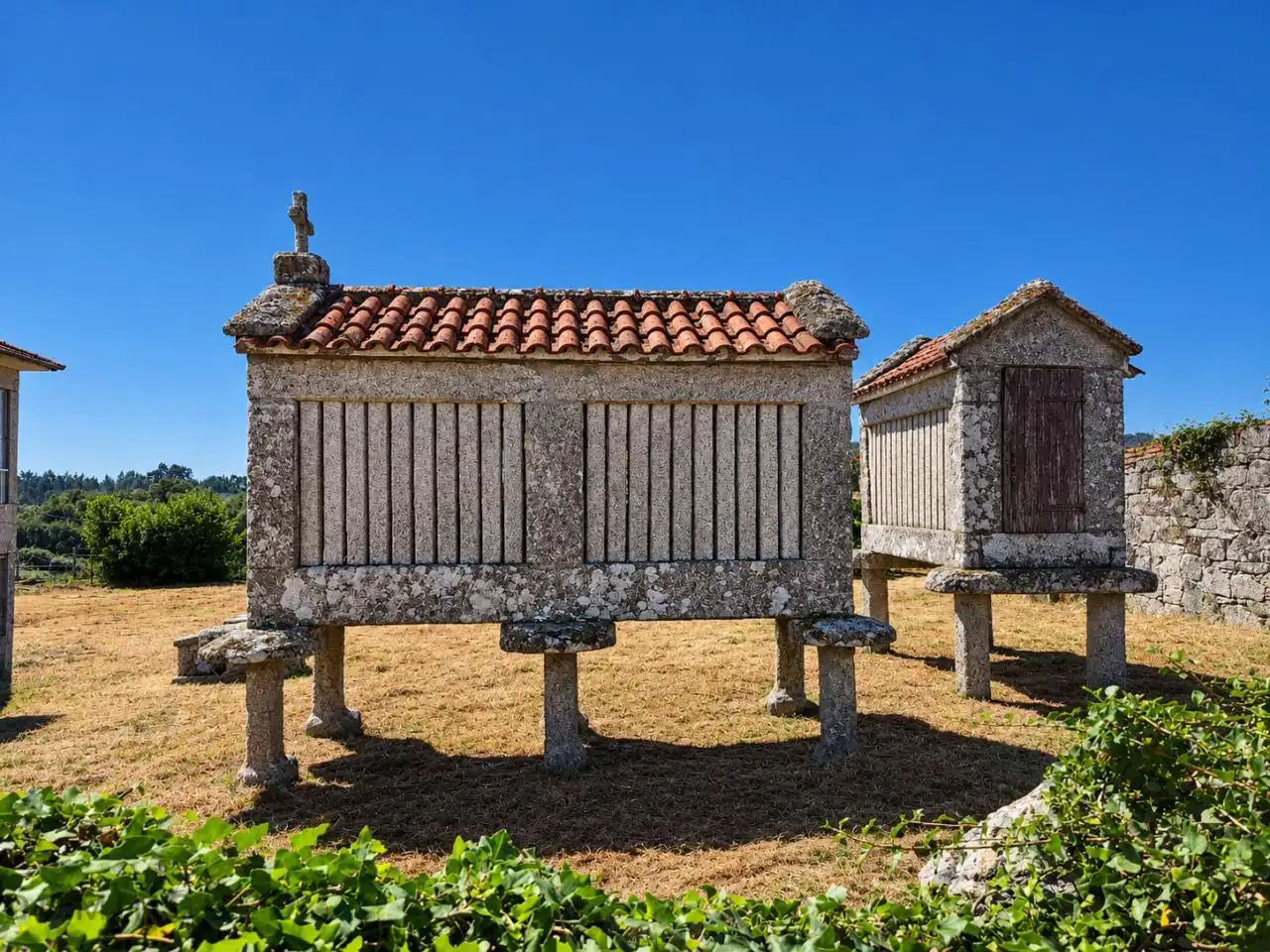Vista exterior de Casa o xalet en venda en Pazos de Borbén amb Calefacció i Terrassa