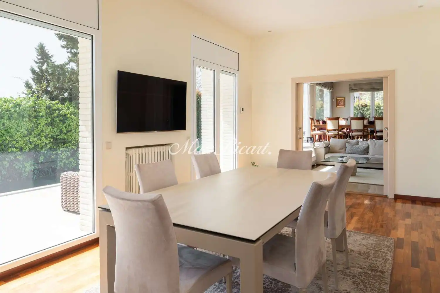 Dining room of Houses for rent in Barcelona  with Air Conditioner, Heating and Terrace
