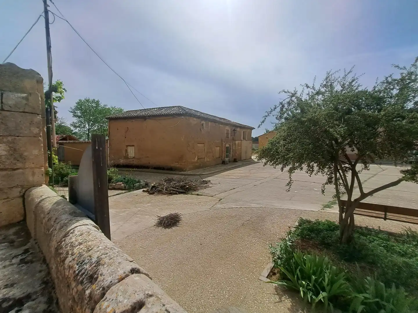 Vista exterior de Finca rústica en venta en Abarca de Campos con Jardín privado y Trastero