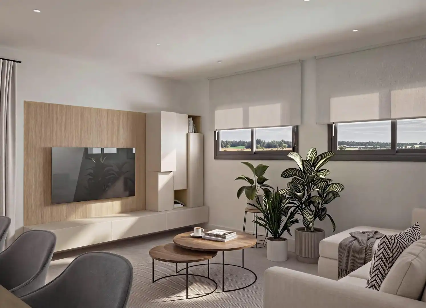 Sala d'estar de Casa o xalet en venda en Roda de Ter amb Jardí privat