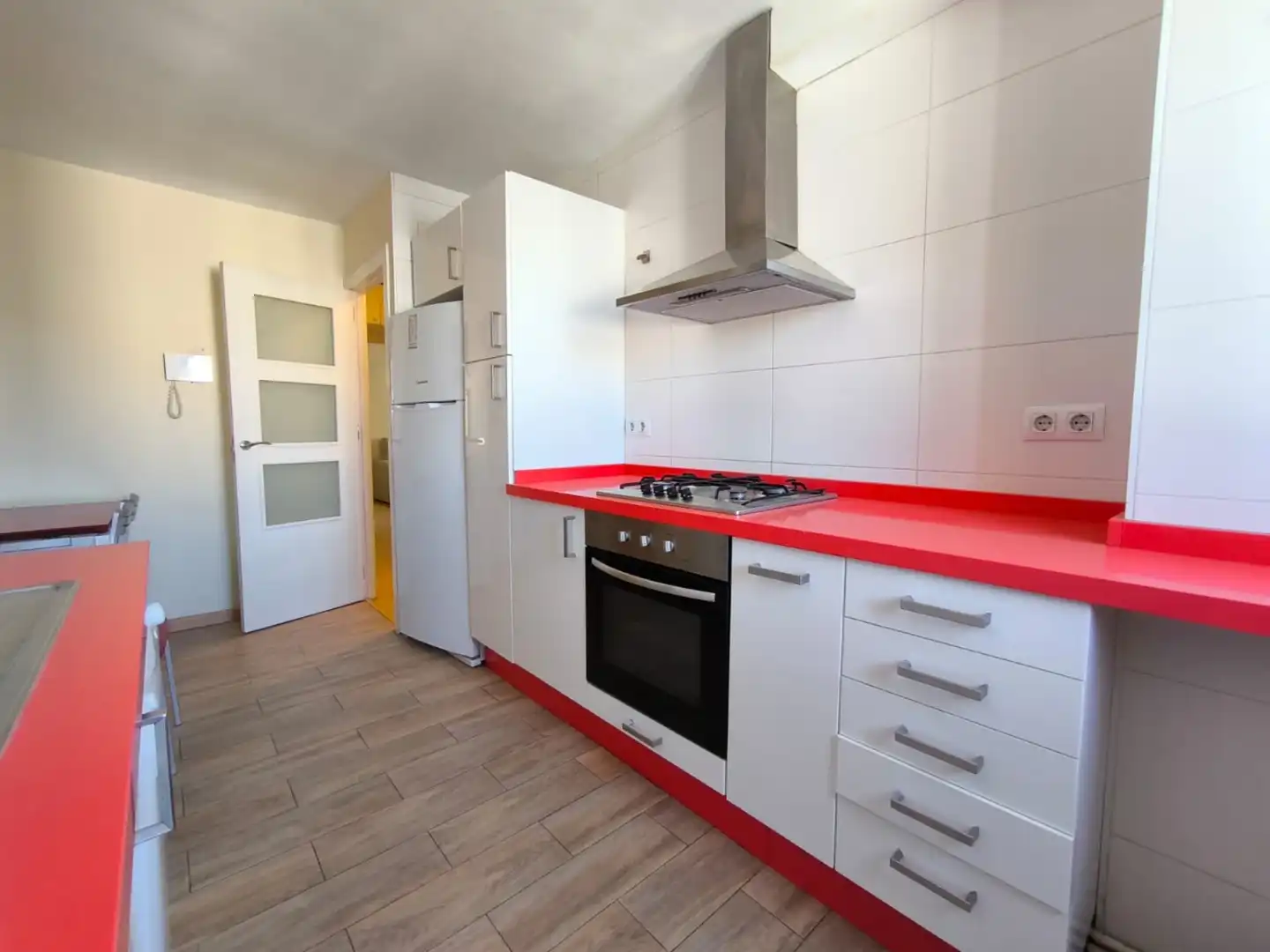 Cocina de Piso de alquiler en Murcia con Aire acondicionado, Calefacción y Terraza