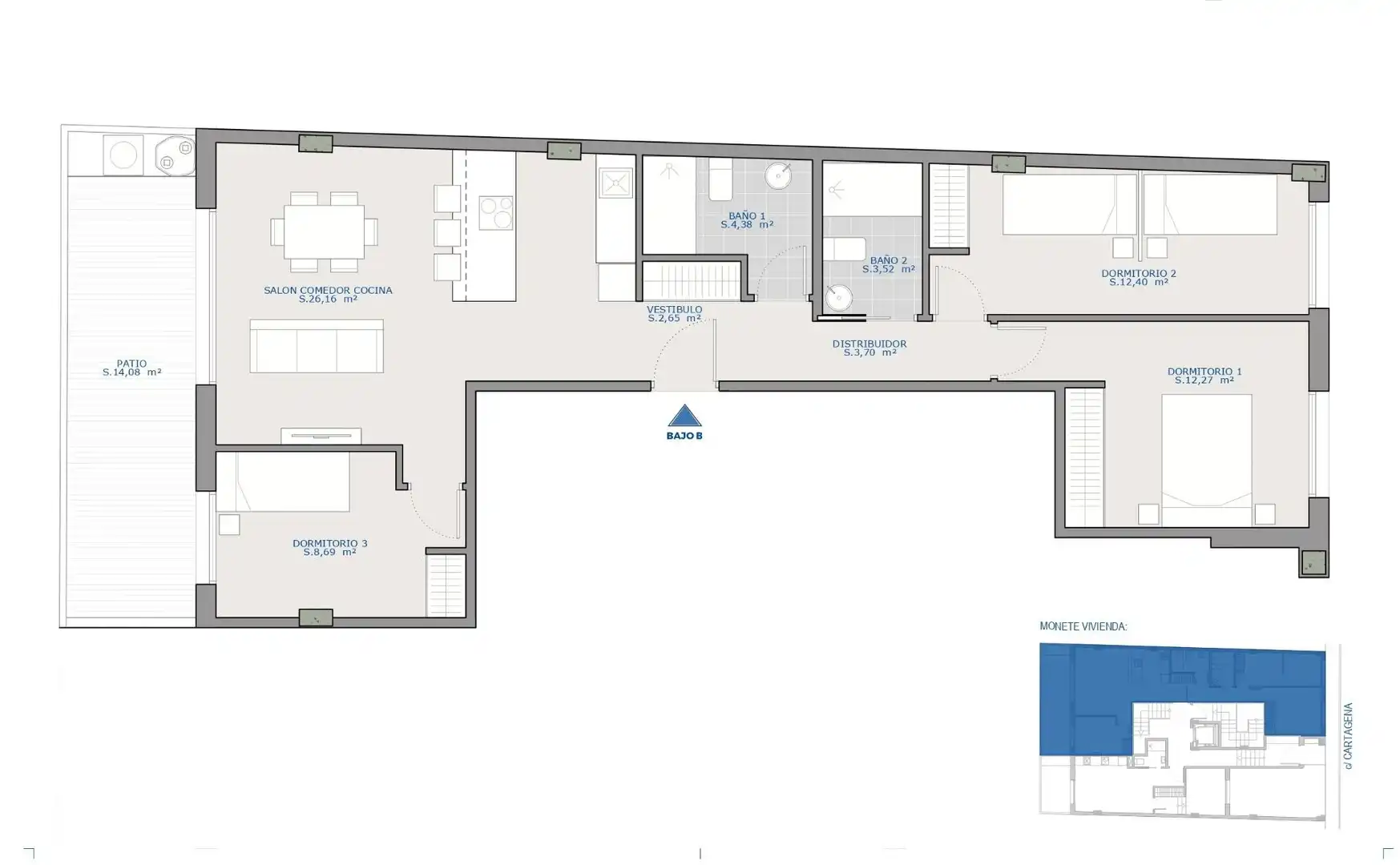 Apartament en venda en Mazarrón amb Terrassa, Traster i Balcó