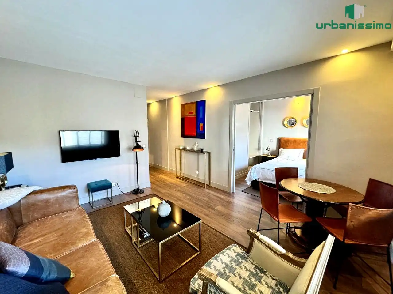 Sala de estar de Apartamento en venta en Madrid con Aire acondicionado, Calefacción y Amueblado