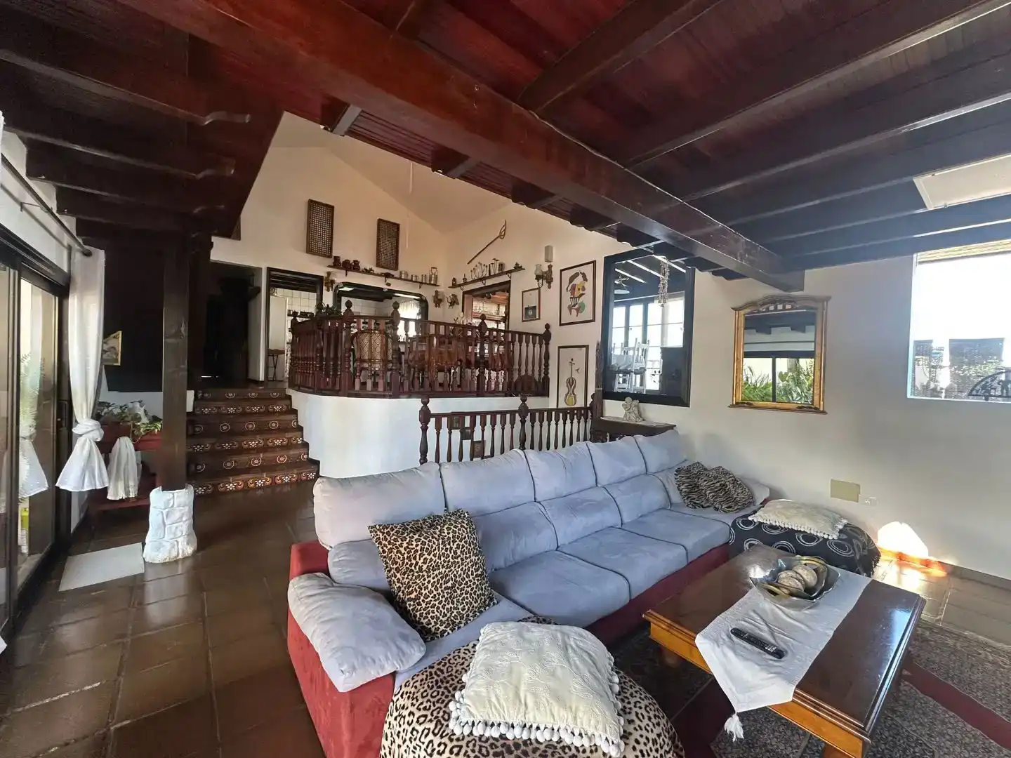 Sala de estar de Casa o chalet en venta en Tías con Jardín privado, Parquet y Trastero