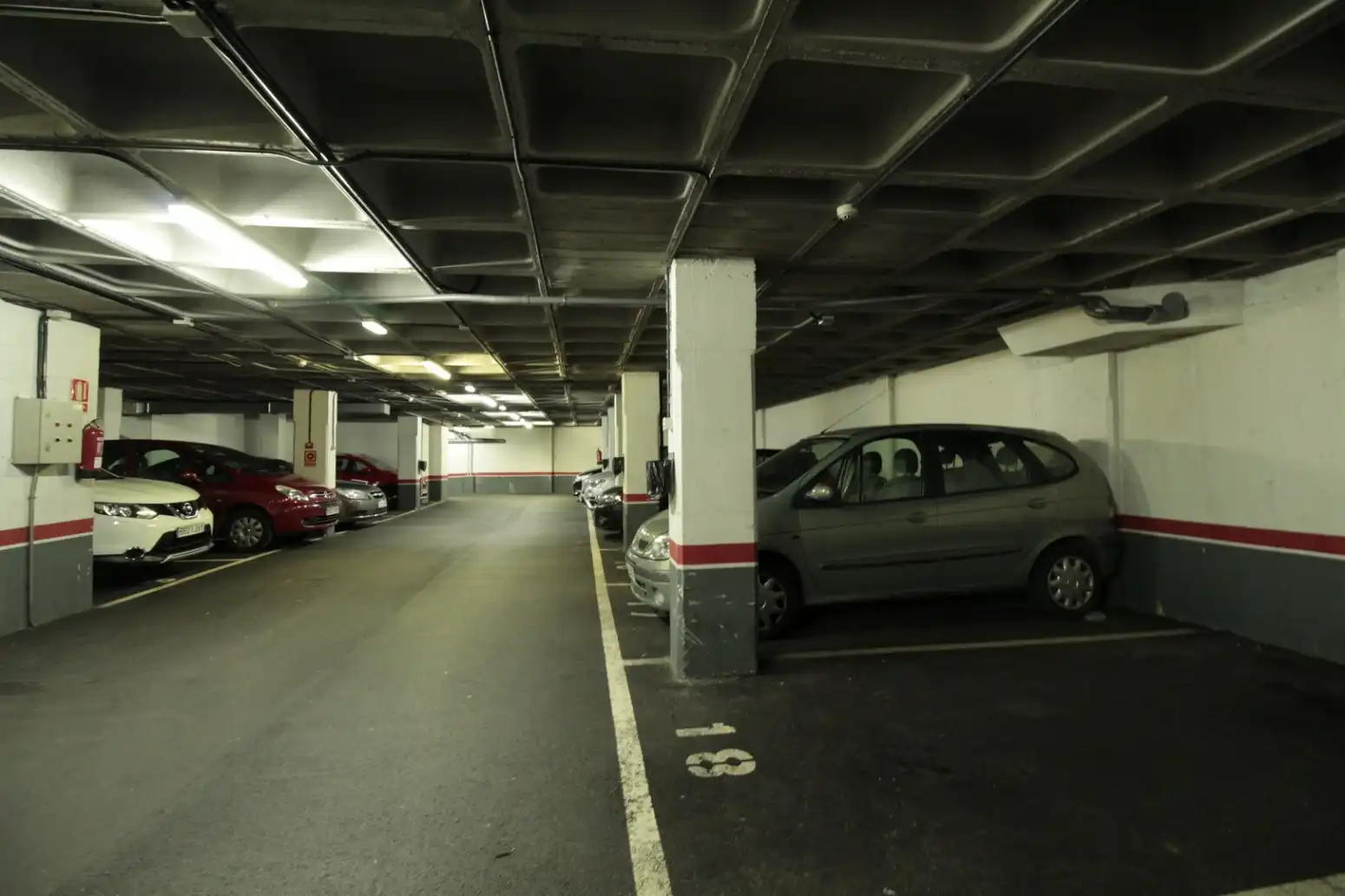 Parking of Flat for rent in Gijón   with Heating, Terrace and Balcony