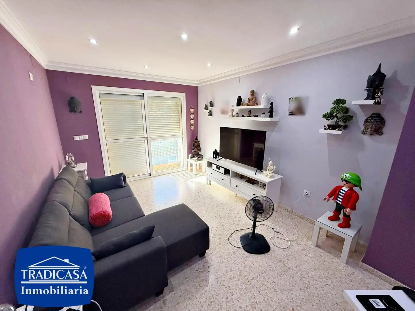 Sala d'estar de Pis en venda en Jerez de la Frontera amb Jardí privat, Terrassa i Traster