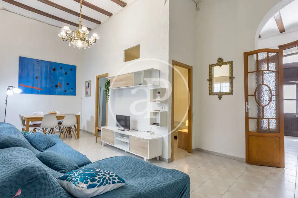 Sala d'estar de Pis de lloguer en Valencia amb Aire condicionat, Calefacció i Terrassa