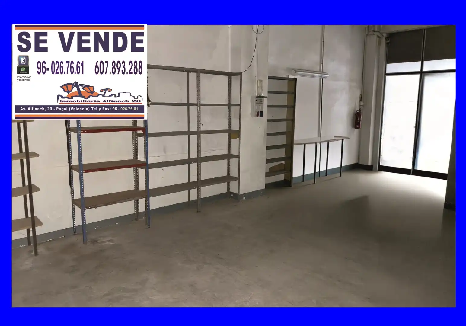 Business premises for sale in Puçol Ciudad