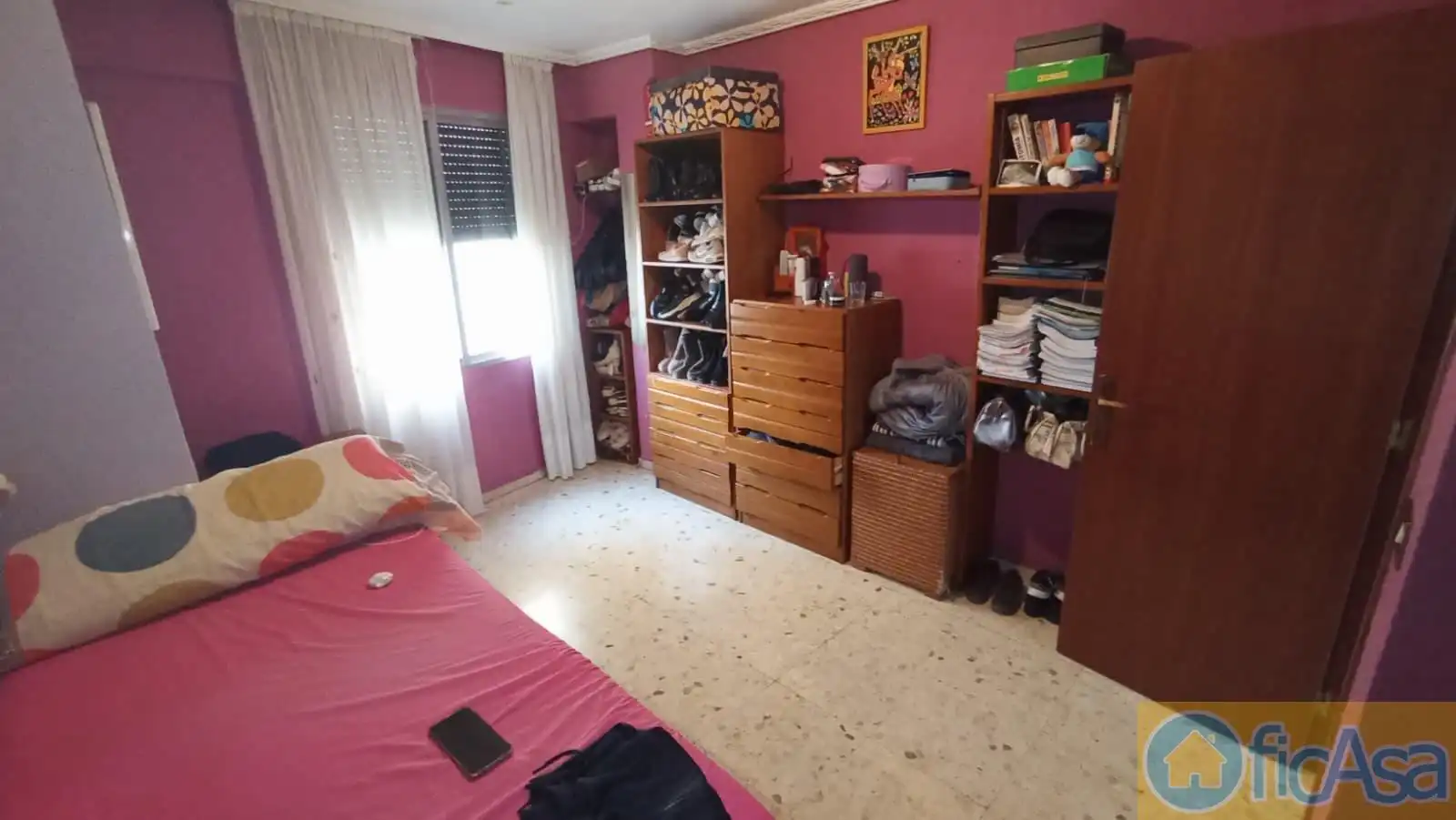 Habitación de Apartamento en venta en Castellón de la Plana / Castelló de la Plana con Aire acondicionado y Balcón
