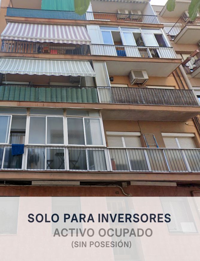 Balcony of Flat for sale in Cornellà de Llobregat  with Air Conditioner, Storage room and Furnished