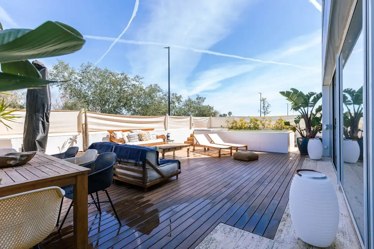 Terrasse von Maisonette zum Verkauf in Eivissa mit Klimaanlage, Heizung und Terrasse