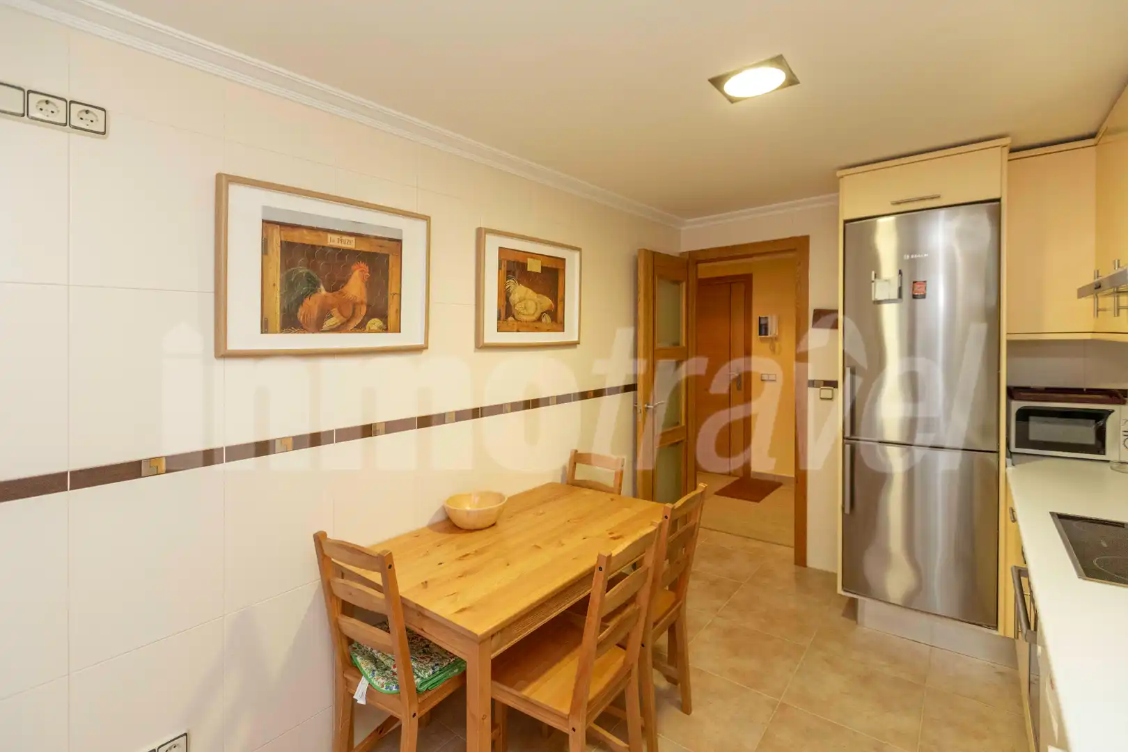 Cuina de Apartament en venda en Sanxenxo amb Aire condicionat, Parquet i Terrassa