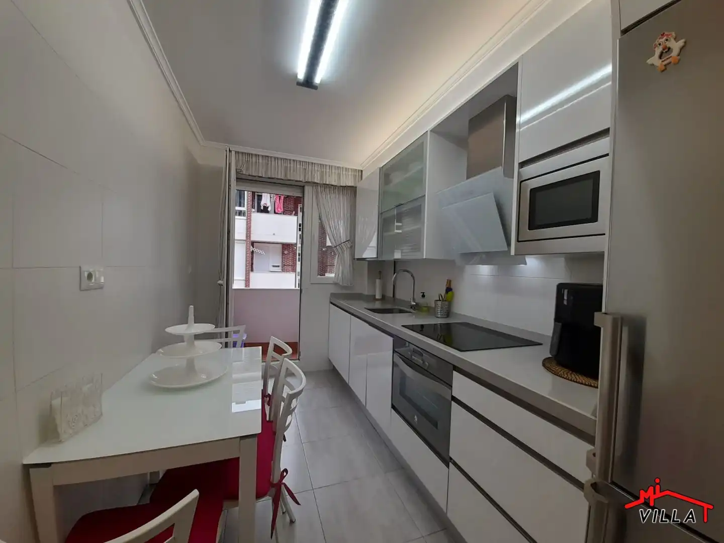 Cocina de Piso de alquiler en Bárcena de Cicero con Calefacción, Amueblado y Balcón