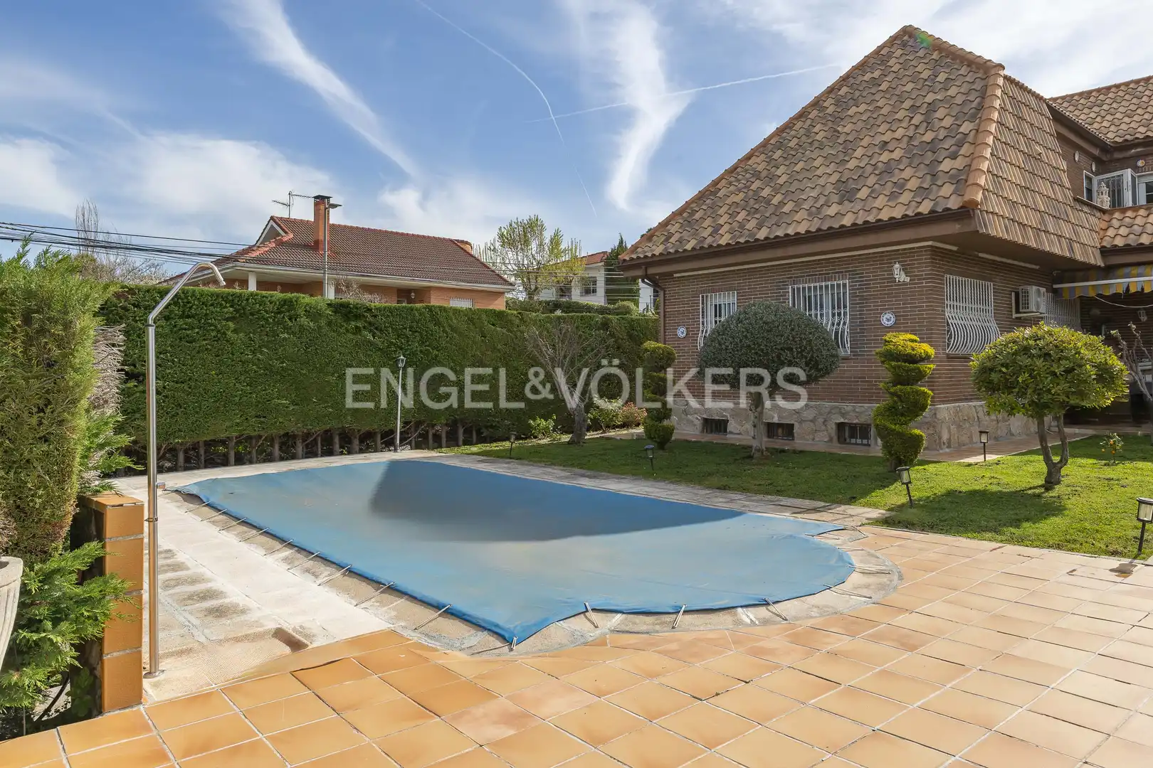 Piscina de Casa o chalet en venta en Móstoles con Calefacción, Jardín privado y Terraza