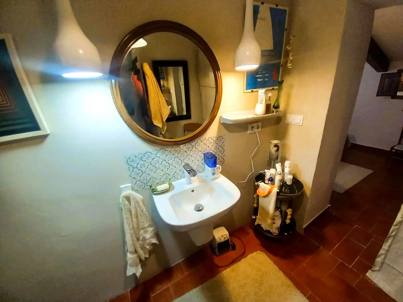 Baño de Casa o chalet en venta en Aguilón con Calefacción, Terraza y Trastero